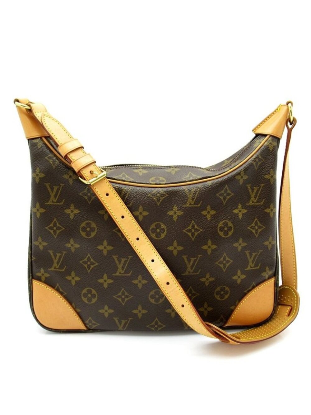 Louis Vuitton Monogram Shoulder Bag Brown
